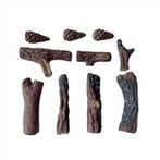 Brænde Keramisk Elektrisk Pejs Højkvalitets Brænde Brænde Sæt