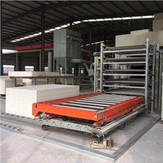 Produktionslinje for keramiske fiberplader